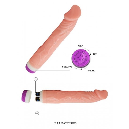 Censan 22cm Titreşimli Realistik Vibratör Penis