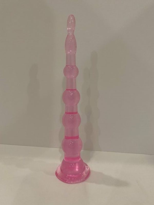 CENSAN 6 Boğumlu 17,5 cm vantuzlu silikon anal plug