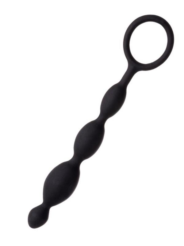 CENSAN Anal Boncuk S Silikon Siyah 19,5cm