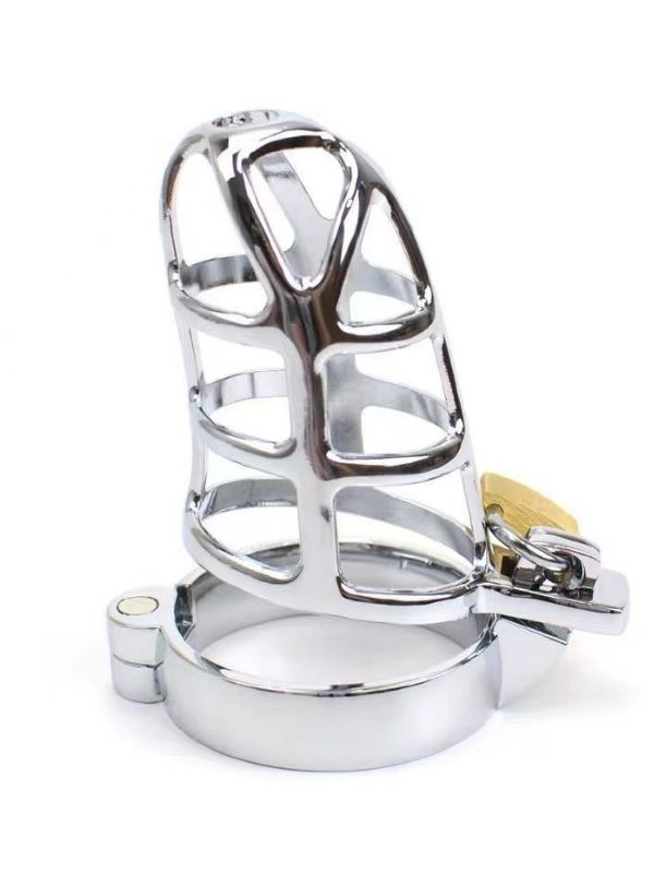 Censan BDSM Paslanmaz Çelik Penis Kafesi ModelNo4