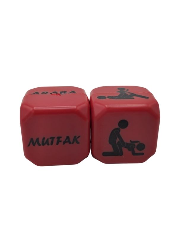 Censan Büyük Renkli Pozizyon Zarı Kırmızı