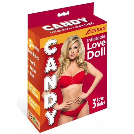 Censan Candy Love Doll 3 İşlevli Şişme Bebek