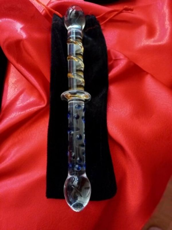 CENSAN Çift Taraflı Cam Dildo