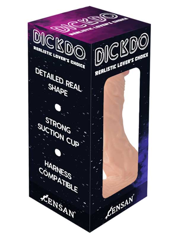 Censan Dickdo Gerçekçi Eğik Dildo Penis 18cm