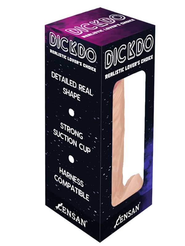 Censan Dickdo Gerçekçi Testisli Dildo Penis 19cm model1