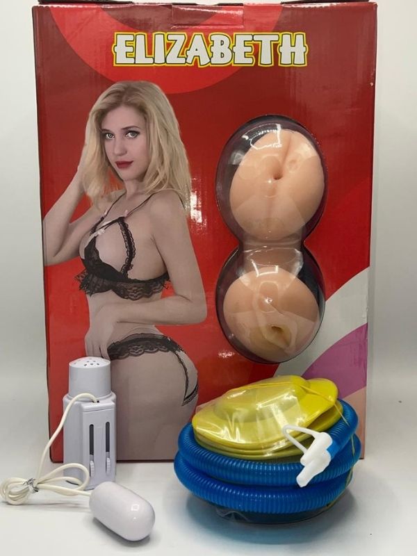 Censan Elizabeth Gerçekçi Sarışın Şişme Bebek