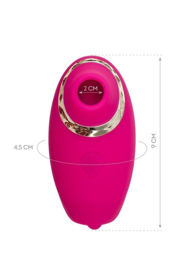 Censan Jos Nimka Emiş ve Dil Uyarımlı Pembe Vibratör