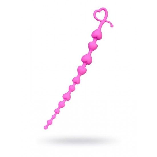 Censan Long Sweety anal Zinciri silikon pembe 34 cm  2,7 cm