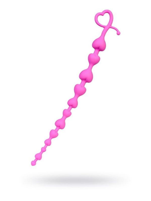 Censan Long Sweety anal Zinciri silikon pembe 34 cm  2,7 cm