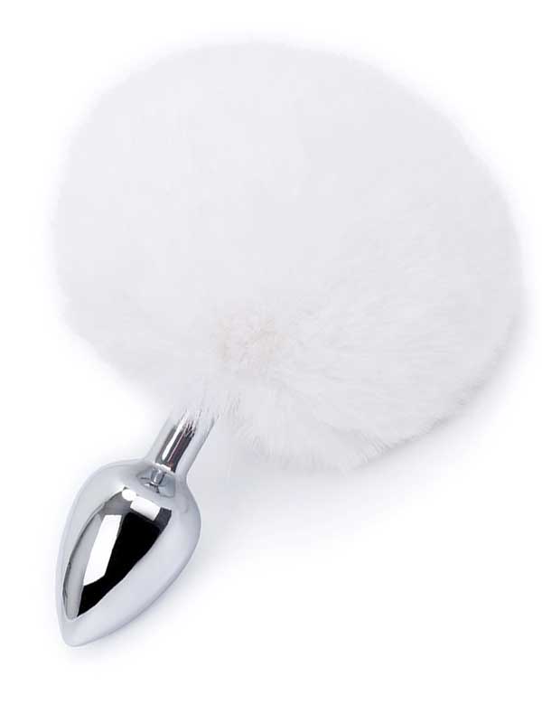 Censan RearPlugs Beyaz Ponponlu Anal Tıkaç