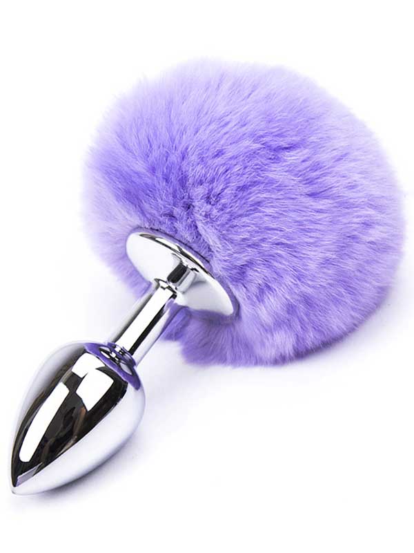 Censan RearPlugs Mor Ponponlu Anal Tıkaç