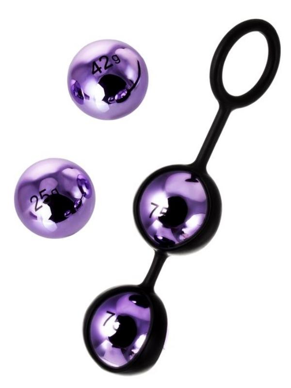 Censan Vender Kegel Vajinal Topları ABS plastik Mor 14,6 cm