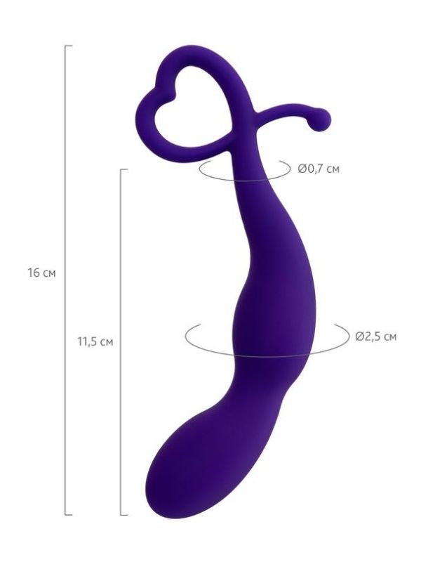 Censan Wlap Anal Plug mor 16 cm