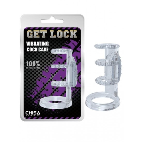 Get Lock Titreşimli Penis Kılıfı