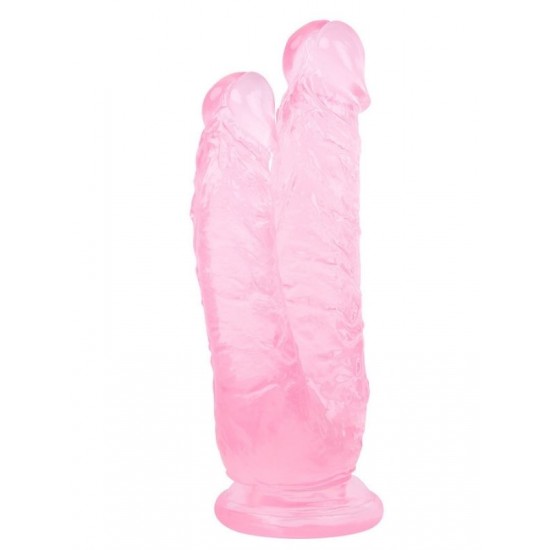 Noctis 19cm Pembe Çiftli Dildo No:76