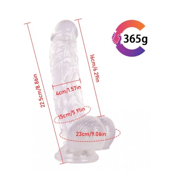 Noctis 21,5cm Beyaz Dildo No:51