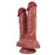 Noctis 21cm Kahverengi Çiftli Dildo No:61