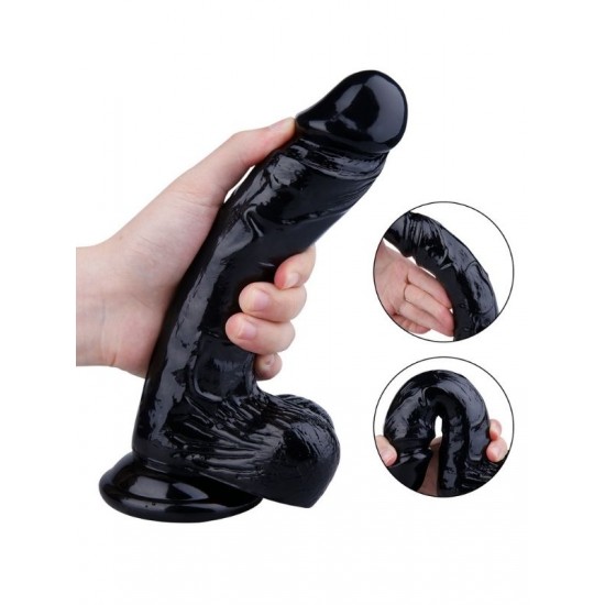 Noctis 22,5cm Siyah Dildo No:55