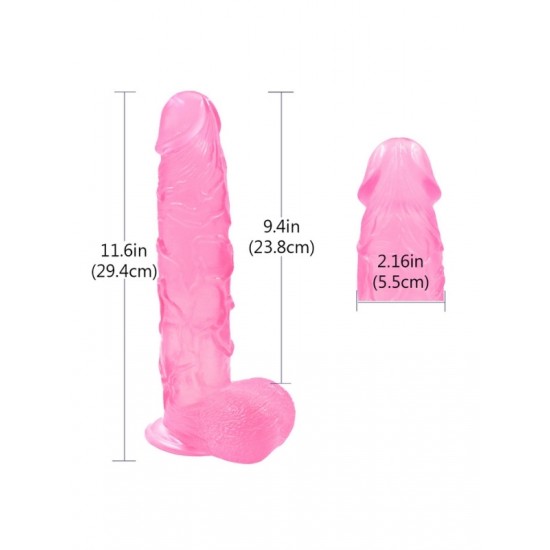 Noctis 29,4cm Pembe Realistik Dildo No:152