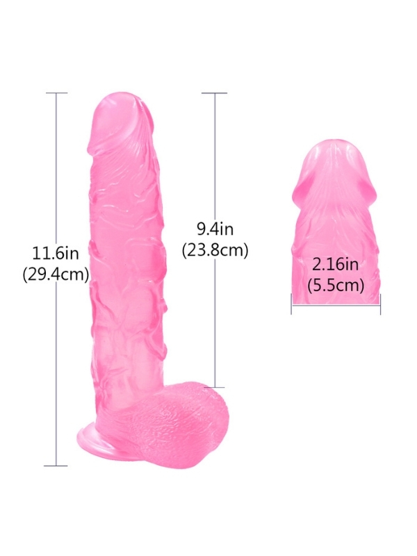 Noctis 29,4cm Pembe Realistik Dildo No:152