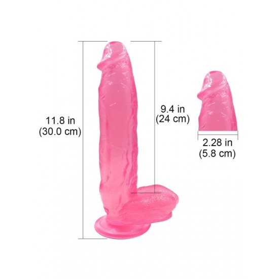 Noctis 32cm Pembe Dildo No:23