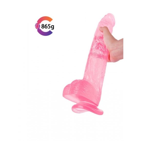 Noctis 33cm Pembe Realistik Dildo No:154