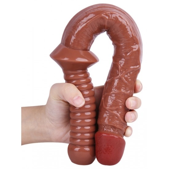 Noctis 39cm Kahverengi Realistik Kılıç Dildo No:162