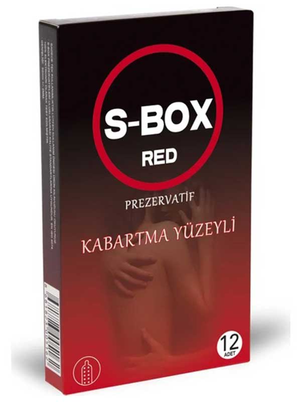 S-Box Kabartma Yüzeyli Prezervatif 12&apos;li
