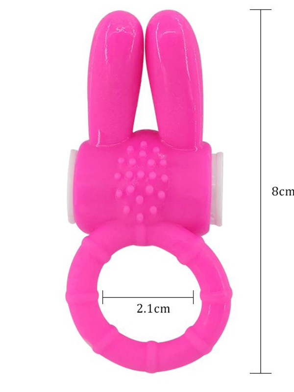 Tavşan Kulaklı Tırtıklı Penis Halkası