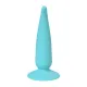 Censan Sarru anal kılıfı silikon mavi 12,5 cm 2,7 cm